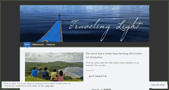 Desktop Screenshot of iamtravelinglight.com